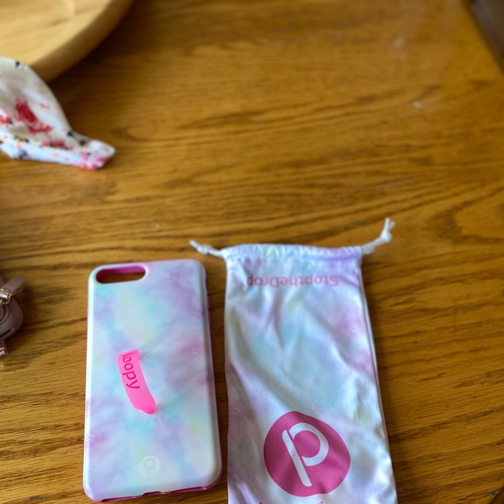 Loopy tie dye case I phone 8+